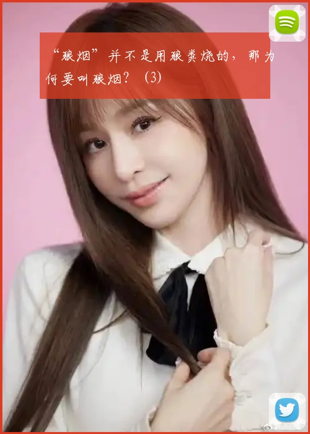 “狼烟”并不是用狼粪烧的，那为何要叫狼烟？ (3)