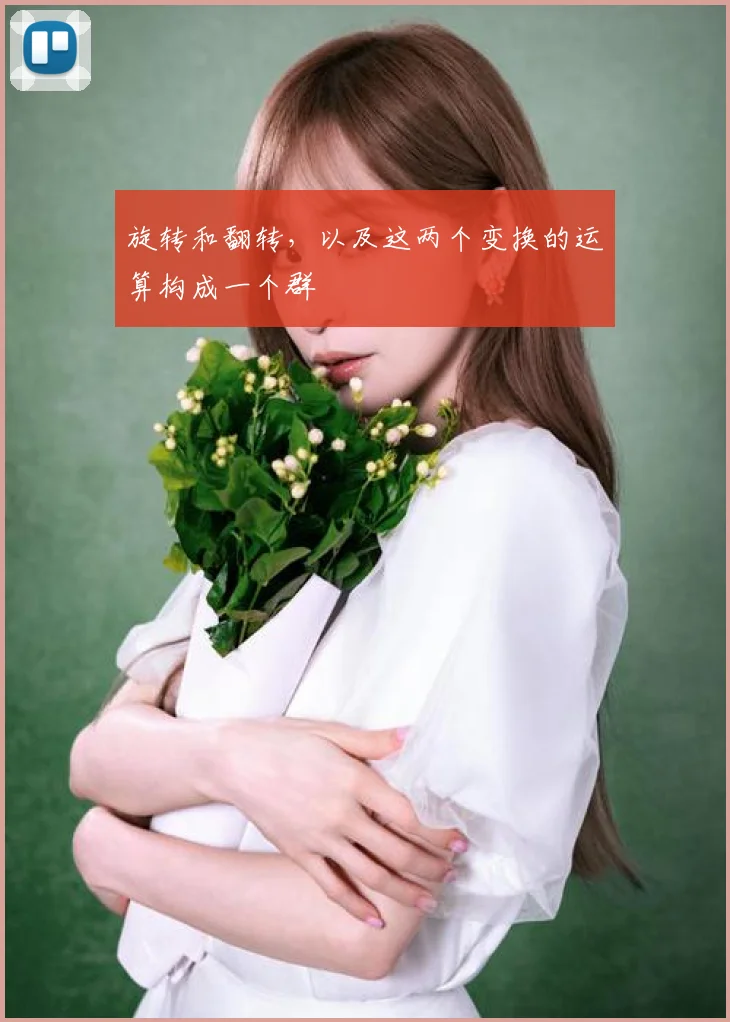 旋转和翻转，以及这两个变换的运算构成一个群