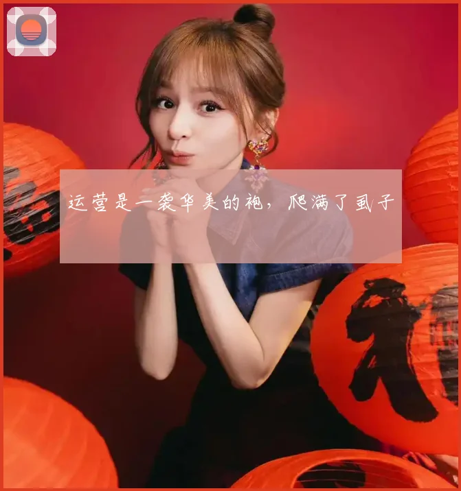 运营是一袭华美的袍，爬满了虱子