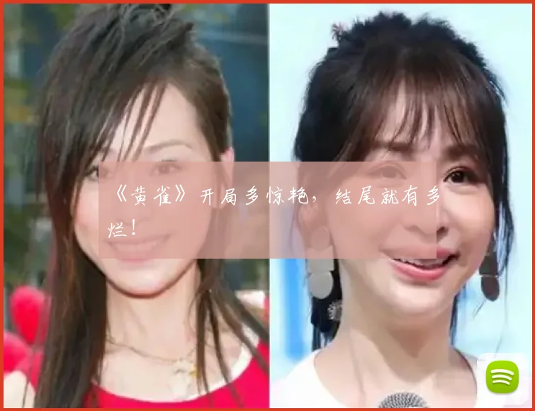《黄雀》开局多惊艳，结尾就有多烂！